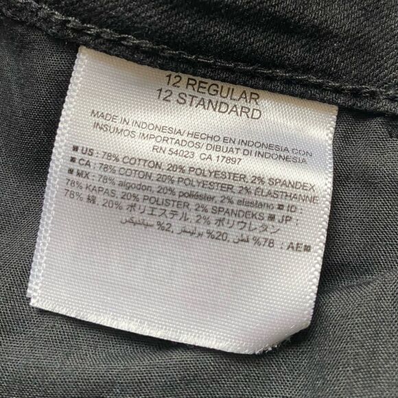 Old Navy Super Skinny Mid Rise Jeans New Black Womens Size 12 - Picture 9 of 9